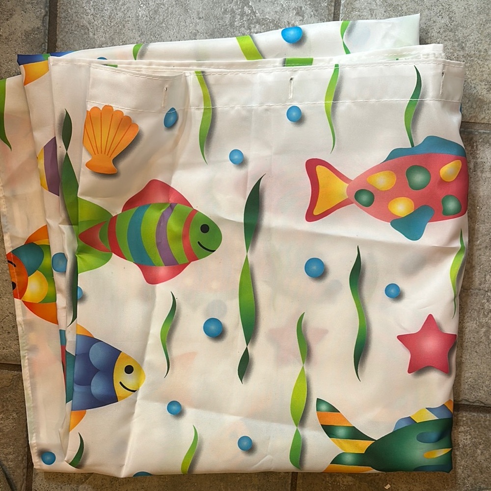 Colorful Fish Shower Curtain